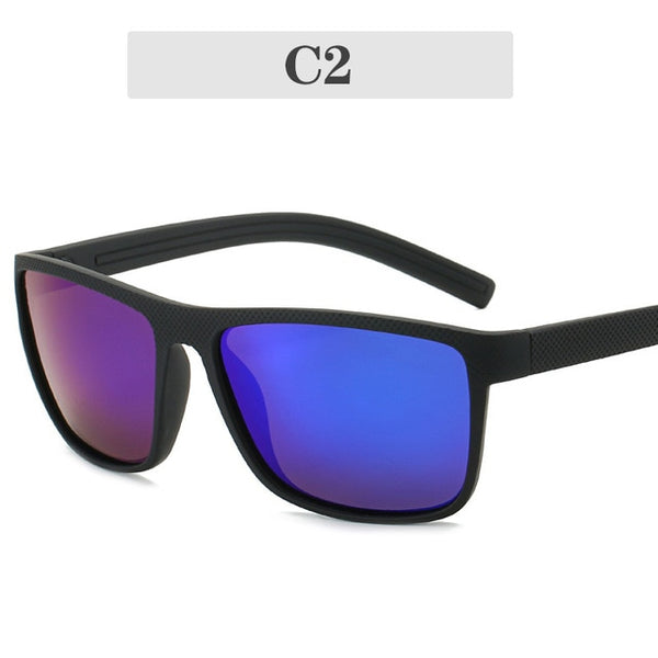 Black Driving Square Sunglasses