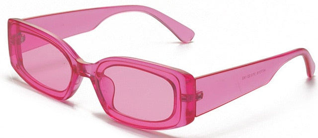 New Fashion Rectangle Sunglasses Female