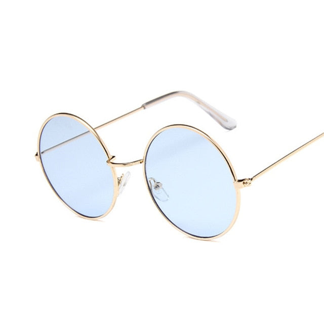 Round Pink Sunglasses Women